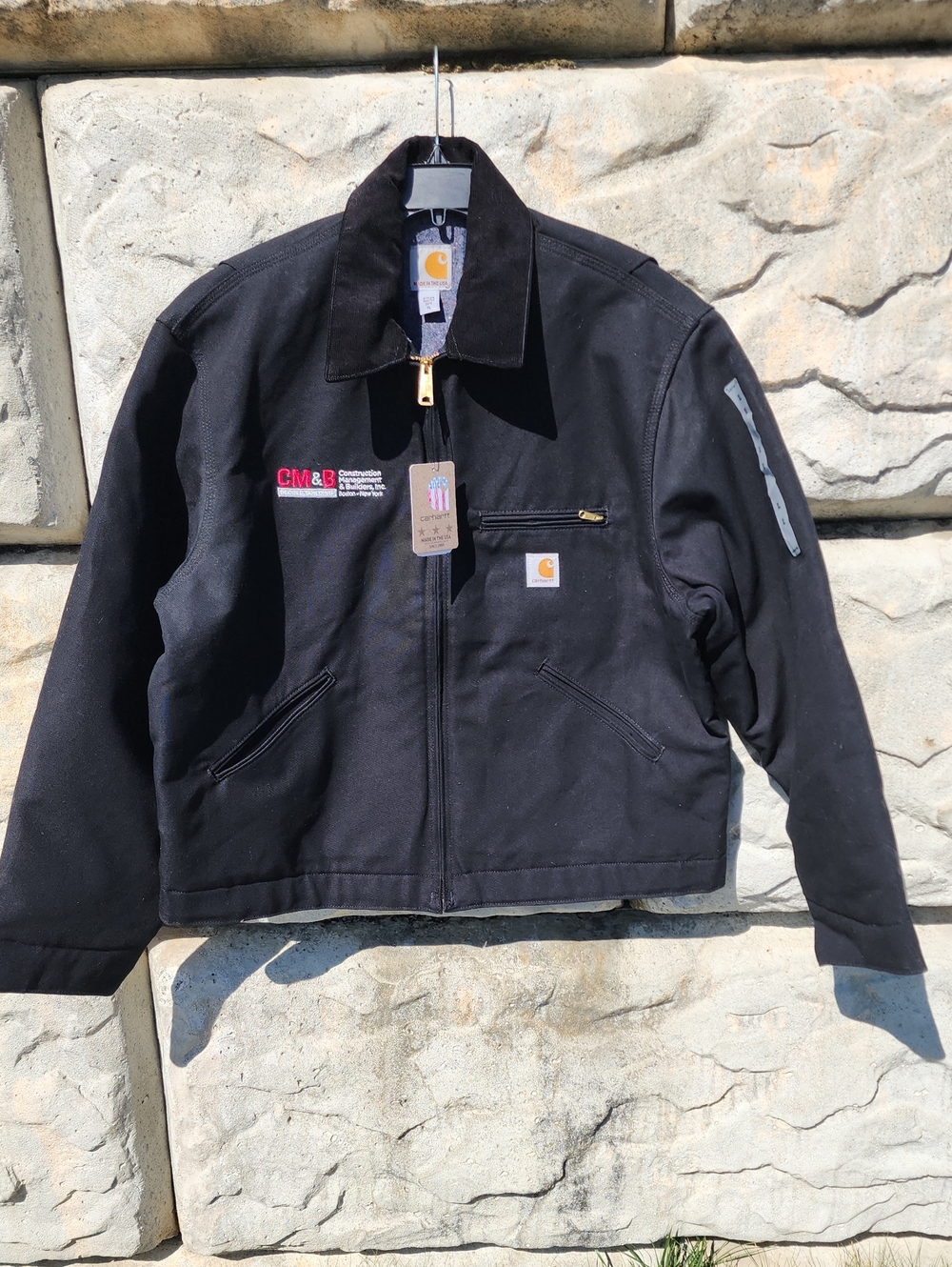 NWT Carhartt Detroit Blanket Lined Jacket with Corduroy Collar XL Regular